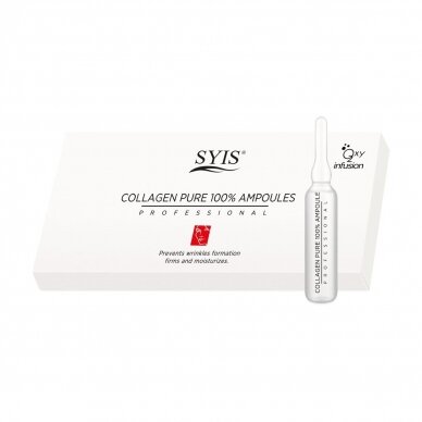 SYIS grynojo kolageno ampulės mezoterapijos procedūroms (100 %), 10*3 ml SYIS grynojo kolageno ampulės mezoterapijos procedūroms (100 %), 10*3 ml