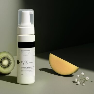 SYIS NATURAL BEAUTY valomosios veido putos su vaisių ekstraktais, 150 ml 1 SYIS NATURAL BEAUTY valomosios veido putos su vaisių ekstraktais, 150 ml 1