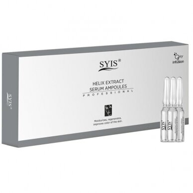 SYIS Stipriai drėkinantis sraigių ekstrakto serumas ampulėse (10 x 3 ml) SYIS Stipriai drėkinantis sraigių ekstrakto serumas ampulėse (10 x 3 ml)