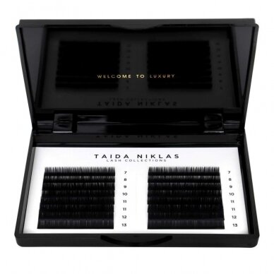 TAIDA NIKLAS matinės blakstienos priauginimui D / 0,07 / 9 mm TAIDA NIKLAS matinės blakstienos priauginimui D / 0,07 / 9 mm