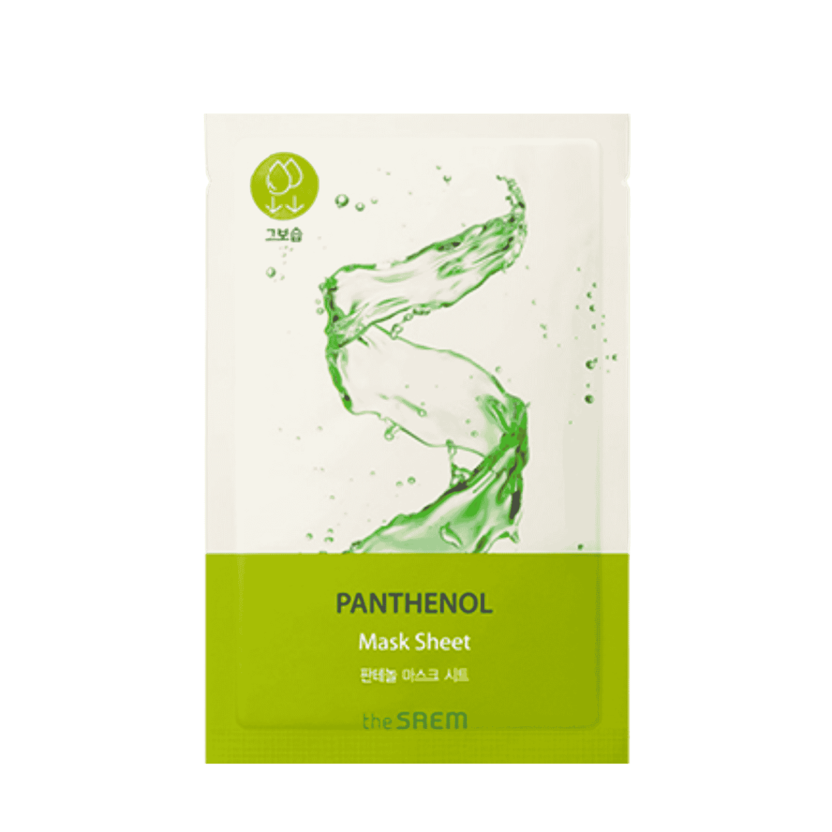 THE SAEM PANTHENOL drėkinamoji pantenolio kaukė sausai ir sudirgusiai odai, 1 vnt THE SAEM PANTHENOL drėkinamoji pantenolio kaukė sausai ir sudirgusiai odai, 1 vnt