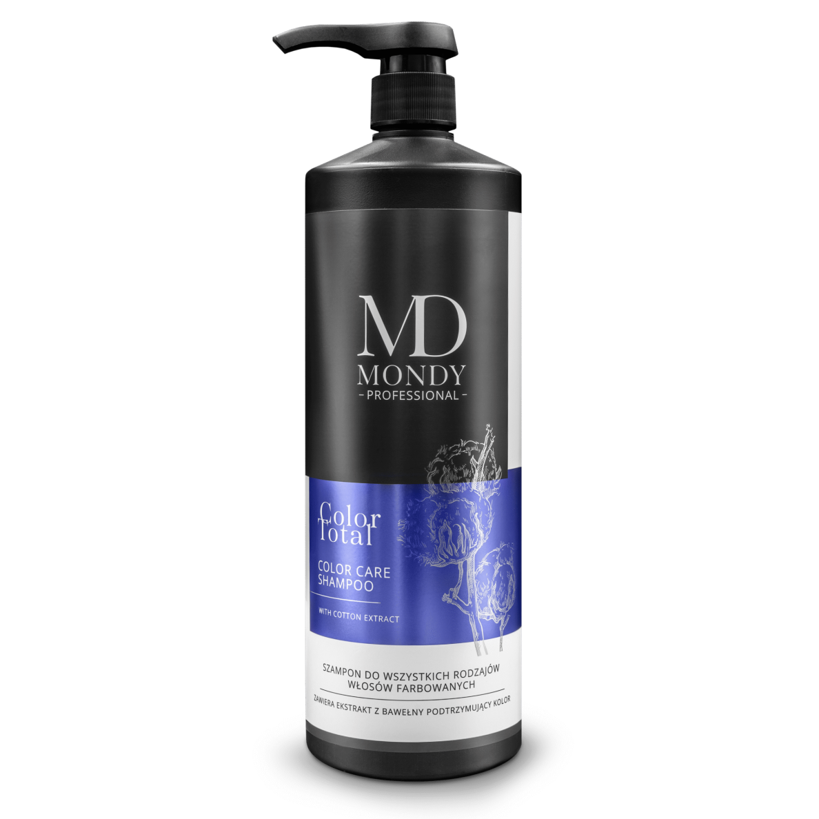 TOTAL MONDY šampūnas dažytiems plaukams, 1000 ml