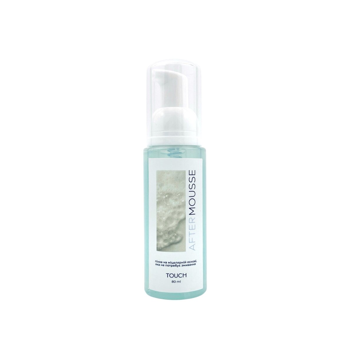 TOUCH micelinis skystis nago plokštelės nuriebalinimui bei dulkių pašalinimui AFTER MOUSSE, 80 ml TOUCH micelinis skystis nago plokštelės nuriebalinimui bei dulkių pašalinimui AFTER MOUSSE, 80 ml