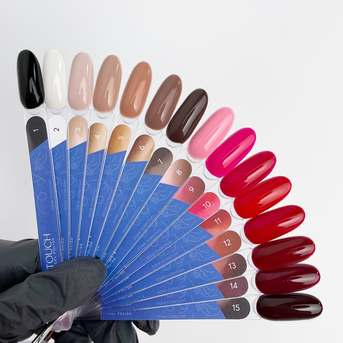 TOUCH NAILS hibridinis nagų lakas ilgalaikiam manikiūrui GEL POLISH 08, 9 ml 1