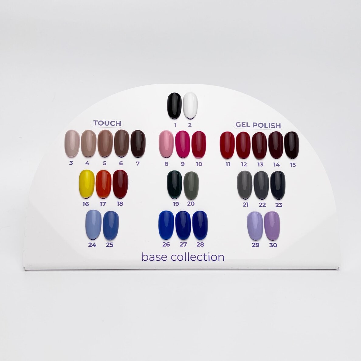 TOUCH NAILS hibridinis nagų lakas ilgalaikiam manikiūrui GEL POLISH 28, 9 ml 3