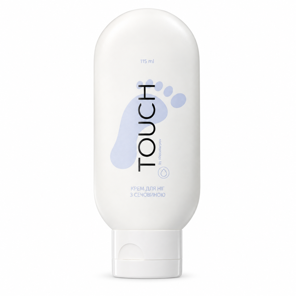 TOUCH pėdų kremas su 3 % šlapalo, 115 ml