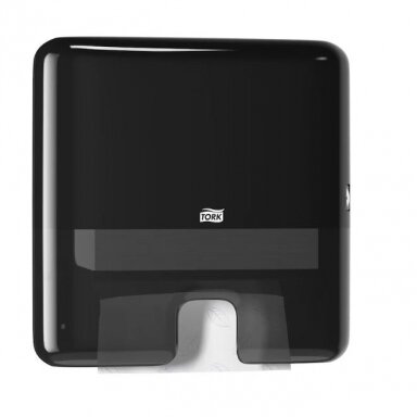 TORK XPRESS® MULTIFOLD MINI sulankstytų popierinių rankšluosčių dozatorius, juodos spalvos TORK XPRESS® MULTIFOLD MINI sulankstytų popierinių rankšluosčių dozatorius, juodos spalvos