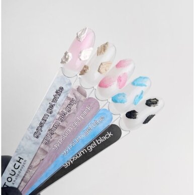 TOUCH gipsinis gelis 3D efektui BLUE, 5ml 1 TOUCH gipsinis gelis 3D efektui BLUE, 5ml 1