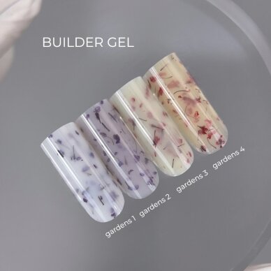 TOUCH NAILS BUILDER GEL statybinė nagų bazė ilgalaikiam manikiūrui  GARDENS 3, 15 ml 1