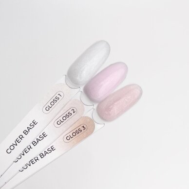 TOUCH NAILS hibridinė nagų lako bazė ilgalaikiam manikiūrui COVER BASE Gloss 01, 13 ml 1 TOUCH NAILS hibridinė nagų lako bazė ilgalaikiam manikiūrui COVER BASE Gloss 01, 13 ml 1