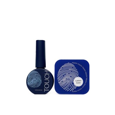 TOUCH NAILS hibridinė nagų lako bazė ilgalaikiam manikiūrui RUBBER BASE, 13 ml TOUCH NAILS hibridinė nagų lako bazė ilgalaikiam manikiūrui RUBBER BASE, 13 ml