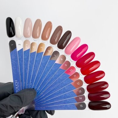 TOUCH NAILS hibridinis nagų lakas ilgalaikiam manikiūrui GEL POLISH 09, 9 ml 1