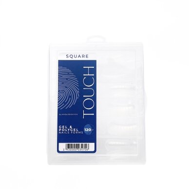TOUCH NAILS viršutinės formelės nagų priauginimui  (Stiletto), 120 vnt. 1