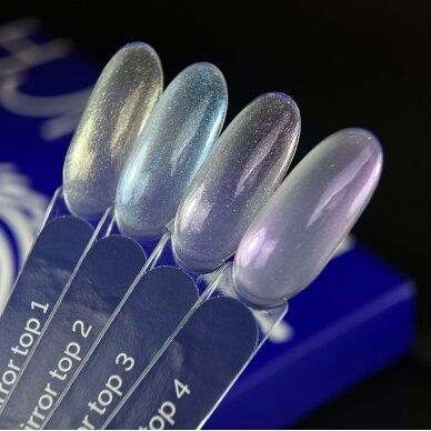 TOUCH NAILS viršutinis apsauginis nagų lako sluoksnis ilgalaikiam manikiūrui MIRROR TOP 02, 13 ml 1 TOUCH NAILS viršutinis apsauginis nagų lako sluoksnis ilgalaikiam manikiūrui MIRROR TOP 02, 13 ml 1