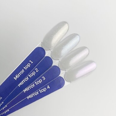 TOUCH NAILS viršutinis apsauginis nagų lako sluoksnis ilgalaikiam manikiūrui MIRROR TOP 04, 13 ml 3 TOUCH NAILS viršutinis apsauginis nagų lako sluoksnis ilgalaikiam manikiūrui MIRROR TOP 04, 13 ml 3
