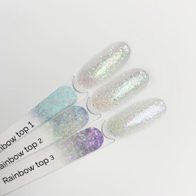 TOUCH NAILS viršutinis apsauginis nagų lako sluoksnis ilgalaikiam manikiūrui RAINBOW TOP 02, 13 ml 1 TOUCH NAILS viršutinis apsauginis nagų lako sluoksnis ilgalaikiam manikiūrui RAINBOW TOP 02, 13 ml 1