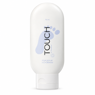 TOUCH pėdų kremas su 3 % šlapalo, 115 ml TOUCH pėdų kremas su 3 % šlapalo, 115 ml