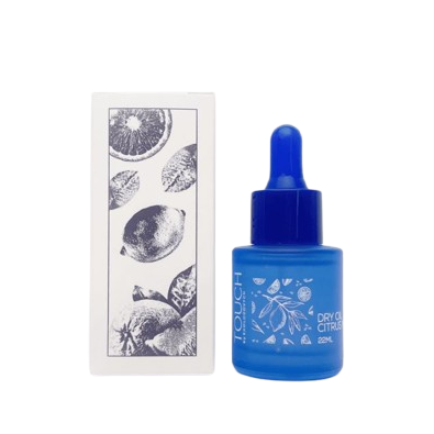 TOUCH sausas aliejukas odelėms CITRUS MIX, 22 ml TOUCH sausas aliejukas odelėms CITRUS MIX, 22 ml