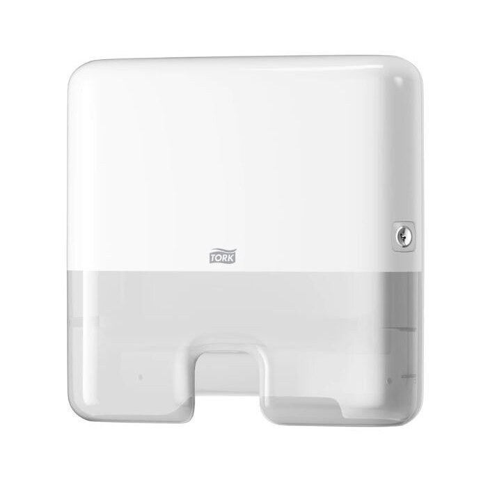 TORK XPRESS® MULTIFOLD MINI sulankstytų popierinių rankšluosčių dozatorius, baltos spalvos TORK XPRESS® MULTIFOLD MINI sulankstytų popierinių rankšluosčių dozatorius, baltos spalvos