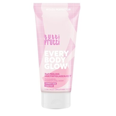 TUTTI FRUTTI EVERYBODY GLOW glotninantis šveičiamasis kūno prausiklis 3in1 #YuzuPerfector su AHA rūgštimis ir enzimais, 200 ml TUTTI FRUTTI EVERYBODY GLOW glotninantis šveičiamasis kūno prausiklis 3in1 #YuzuPerfector su AHA rūgštimis ir enzimais, 200 ml