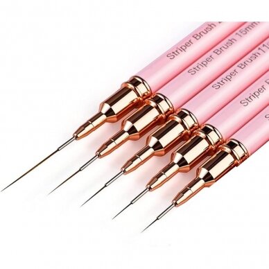 Profesionalus manikiūro teptukas nagų dailei NAIL ART ULTRA THIN Profesionalus manikiūro teptukas nagų dailei NAIL ART ULTRA THIN