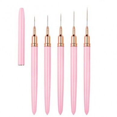 Profesionalus manikiūro teptukas nagų dailei NAIL ART ULTRA THIN 1 Profesionalus manikiūro teptukas nagų dailei NAIL ART ULTRA THIN 1