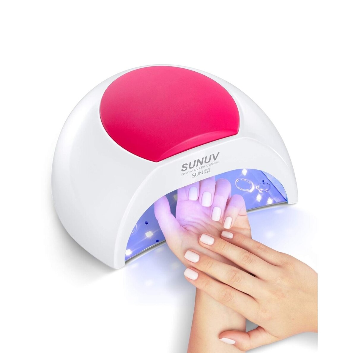 UV/LED manikiūro lempa SUN®2C su antirefleksiniu nusiimančiu dugnu, 48w 4