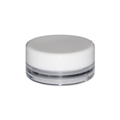 Vienkartinis užsukamas indelis mėginukams 5 ml white. (5 vnt.) Vienkartinis užsukamas indelis mėginukams 5 ml white. (5 vnt.)