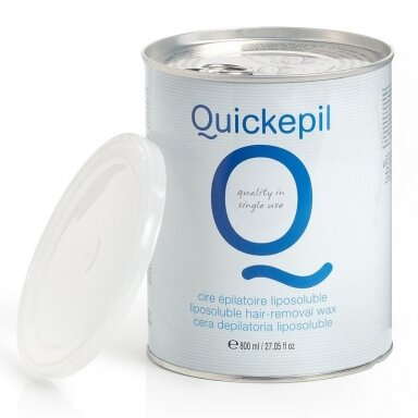 QUICKEPIL vaškas depiliacijai skardinėse naturalus, 800 ml QUICKEPIL vaškas depiliacijai skardinėse naturalus, 800 ml