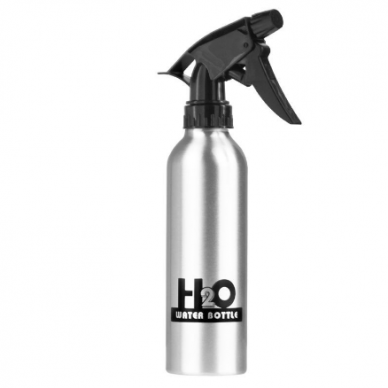 Vandens purškiklis kirpykloms 200 ml, aliumininis H2O Vandens purškiklis kirpykloms 200 ml, aliumininis H2O