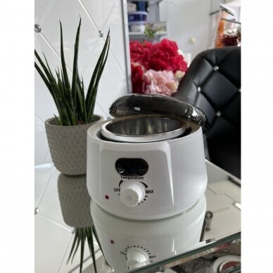 Vaško šildytuvas su skaitmeniniu ekranu 120W, 400 ml 4 Vaško šildytuvas su skaitmeniniu ekranu 120W, 400 ml 4