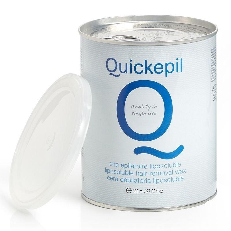 QUICKEPIL vaškas depiliacijai skardinėse su cinku-arganu, 800 ml QUICKEPIL vaškas depiliacijai skardinėse su cinku-arganu, 800 ml