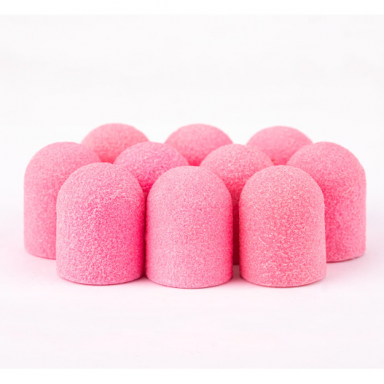 PODO ALLEMED profesionalūs vienkartiniai pedikiūro antgaliai, 13 mm, #180, 10 vnt. PINK PODO ALLEMED profesionalūs vienkartiniai pedikiūro antgaliai, 13 mm, #180, 10 vnt. PINK
