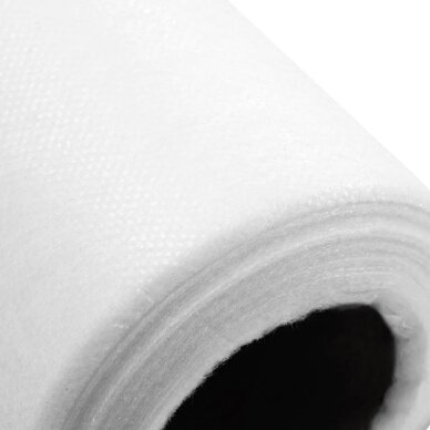 Vienkartinė flizelino paklodė 60cm * 50m, su perforacija kas 50 cm. 1 Vienkartinė flizelino paklodė 60cm * 50m, su perforacija kas 50 cm. 1