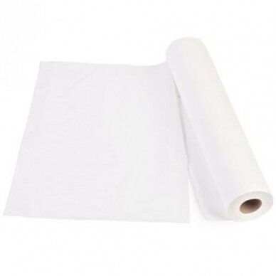 Vienkartinė paklodė (flizelinas) 100cm x 100m. ECO VELVET, su perforacija 1 Vienkartinė paklodė (flizelinas) 100cm x 100m. ECO VELVET, su perforacija 1