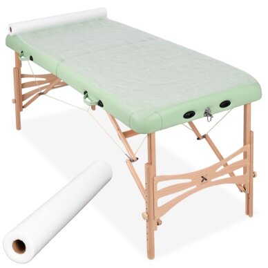 Vienkartinė paklodė (flizelinas) iš neaustinės medžiagos 60cm x 50m 5 Vienkartinė paklodė (flizelinas) iš neaustinės medžiagos 60cm x 50m 5