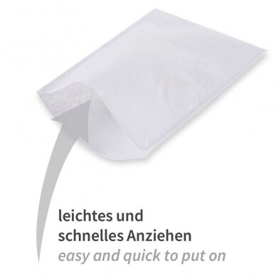 Vienkartinės veido ir kūno prausimo pirštinės ECO 21*15,5 cm, 50 vnt. 2 Vienkartinės veido ir kūno prausimo pirštinės ECO 21*15,5 cm, 50 vnt. 2