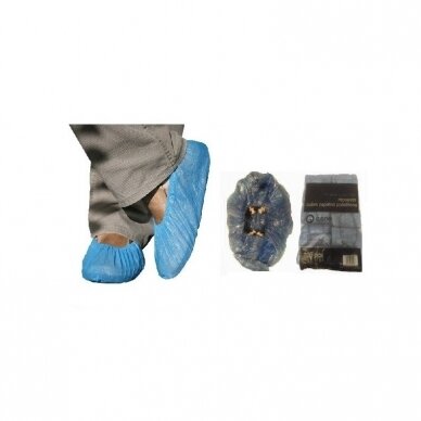 Vienkartiniai antbačiai SHOE COVER dėžei (100 vnt.) 1 Vienkartiniai antbačiai SHOE COVER dėžei (100 vnt.) 1