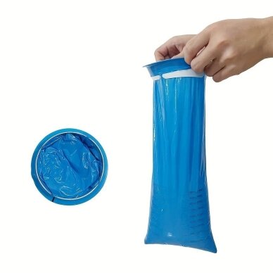 Vienkartinis vėmimo maišelis keliavimui BLUE, 1 vnt Vienkartinis vėmimo maišelis keliavimui BLUE, 1 vnt