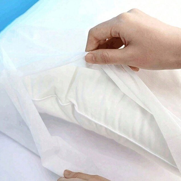 Vienkartiniai pagalvių užvalkalai iš neaustinės medžiagos, 10 vnt. 3 Vienkartiniai pagalvių užvalkalai iš neaustinės medžiagos, 10 vnt. 3