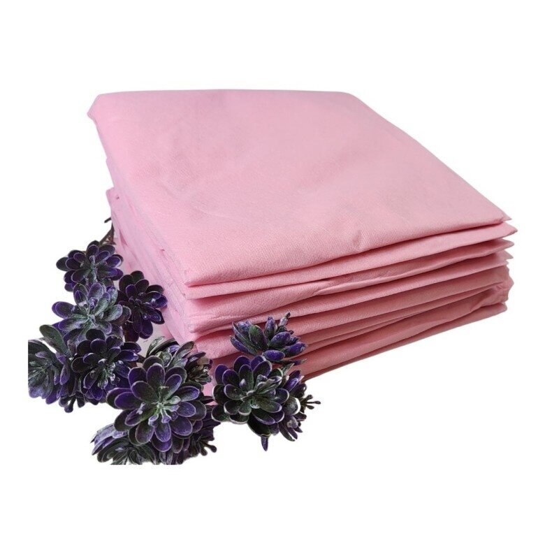 Vienkartinis užvalkalas kosmetologinei lovai su guma PINK 90 cm x 200 cm (10 vnt.) Vienkartinis užvalkalas kosmetologinei lovai su guma PINK 90 cm x 200 cm (10 vnt.)