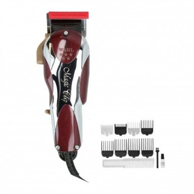 WAHL MAGIC CLIP 5 STAR plaukų kirpimo mašinėlė kirpėjams ir barberiams WAHL MAGIC CLIP 5 STAR plaukų kirpimo mašinėlė kirpėjams ir barberiams