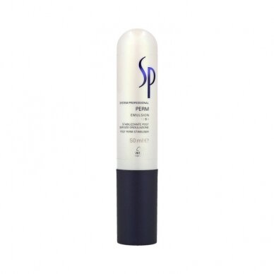 WELLA SP PERM EMULSION Stabilizuojanti procedūra po cheminio plaukų garbanojimo, 50 ml. WELLA SP PERM EMULSION Stabilizuojanti procedūra po cheminio plaukų garbanojimo, 50 ml.