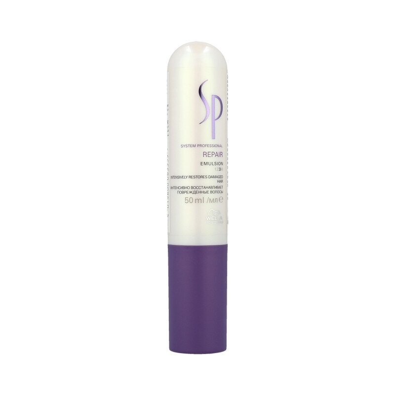 WELLA SP REPAIR Emulsion Regeneruojanti plaukų emulsija, 50 ml. WELLA SP REPAIR Emulsion Regeneruojanti plaukų emulsija, 50 ml.