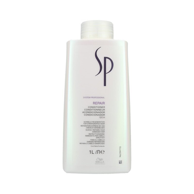WELLA SP REPAIR Regeneruojantis plaukų kondicionierius, 1000 ml. WELLA SP REPAIR Regeneruojantis plaukų kondicionierius, 1000 ml.