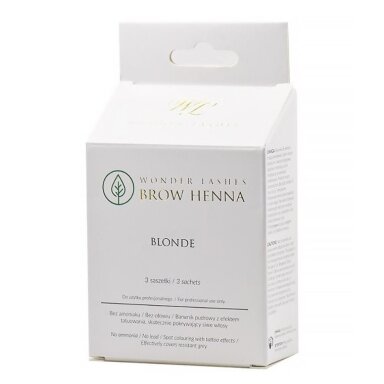 WONDER LASHES henna antakių dažai, BLONDE