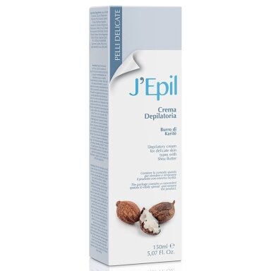XANITALIA J'epil depiliacinis kremas su taukmedžio sviestu, 150ml XANITALIA J'epil depiliacinis kremas su taukmedžio sviestu, 150ml