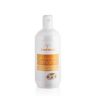 XANITALIA naturalus odą raminantis ramūnėlių aliejus po depiliacijos CHAMOMILE, 500 ml XANITALIA naturalus odą raminantis ramūnėlių aliejus po depiliacijos CHAMOMILE, 500 ml