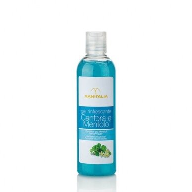 XANITALIA gaivinamasis odos gelis su mentoliu po depiliacijos CAMPHOR-MENTHOL, 250 ml XANITALIA gaivinamasis odos gelis su mentoliu po depiliacijos CAMPHOR-MENTHOL, 250 ml