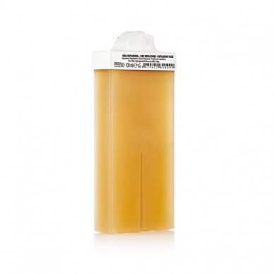 XANITALIA profesionalus kasetinis vaškas depiliacijai, HONEY small 100 ml XANITALIA profesionalus kasetinis vaškas depiliacijai, HONEY small 100 ml